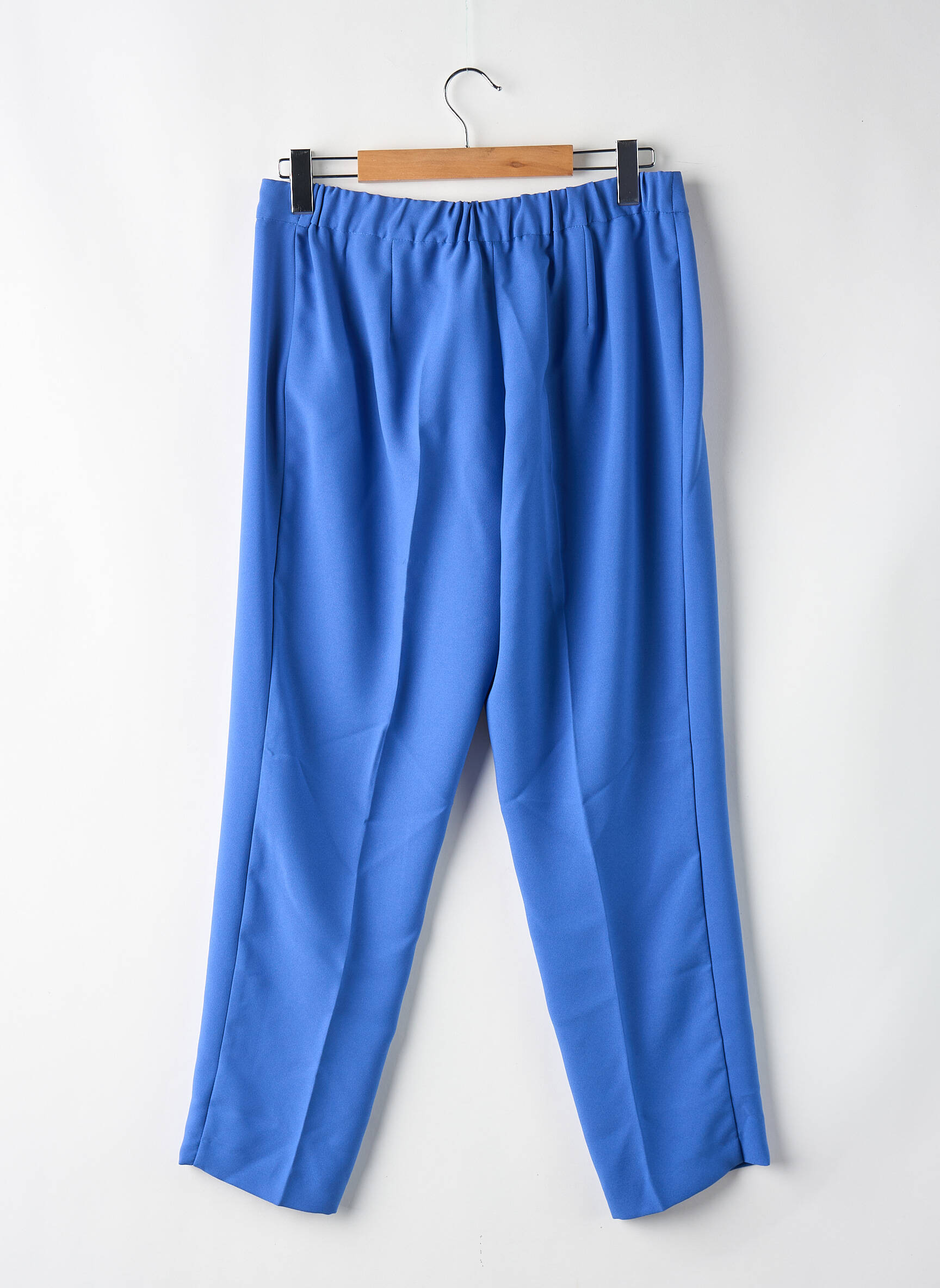 Pantalon droit bleu PERSONA BY MARINA RINALDI femme