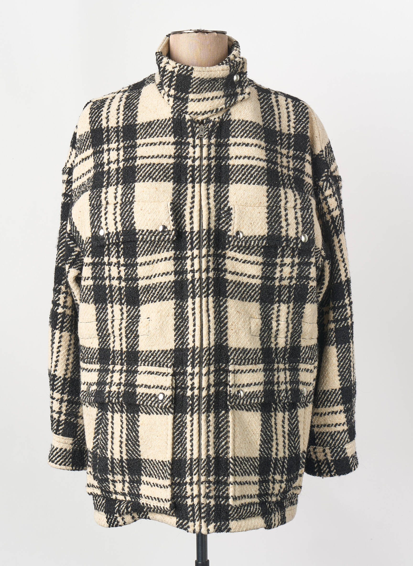 Manteau long noir IRO femme