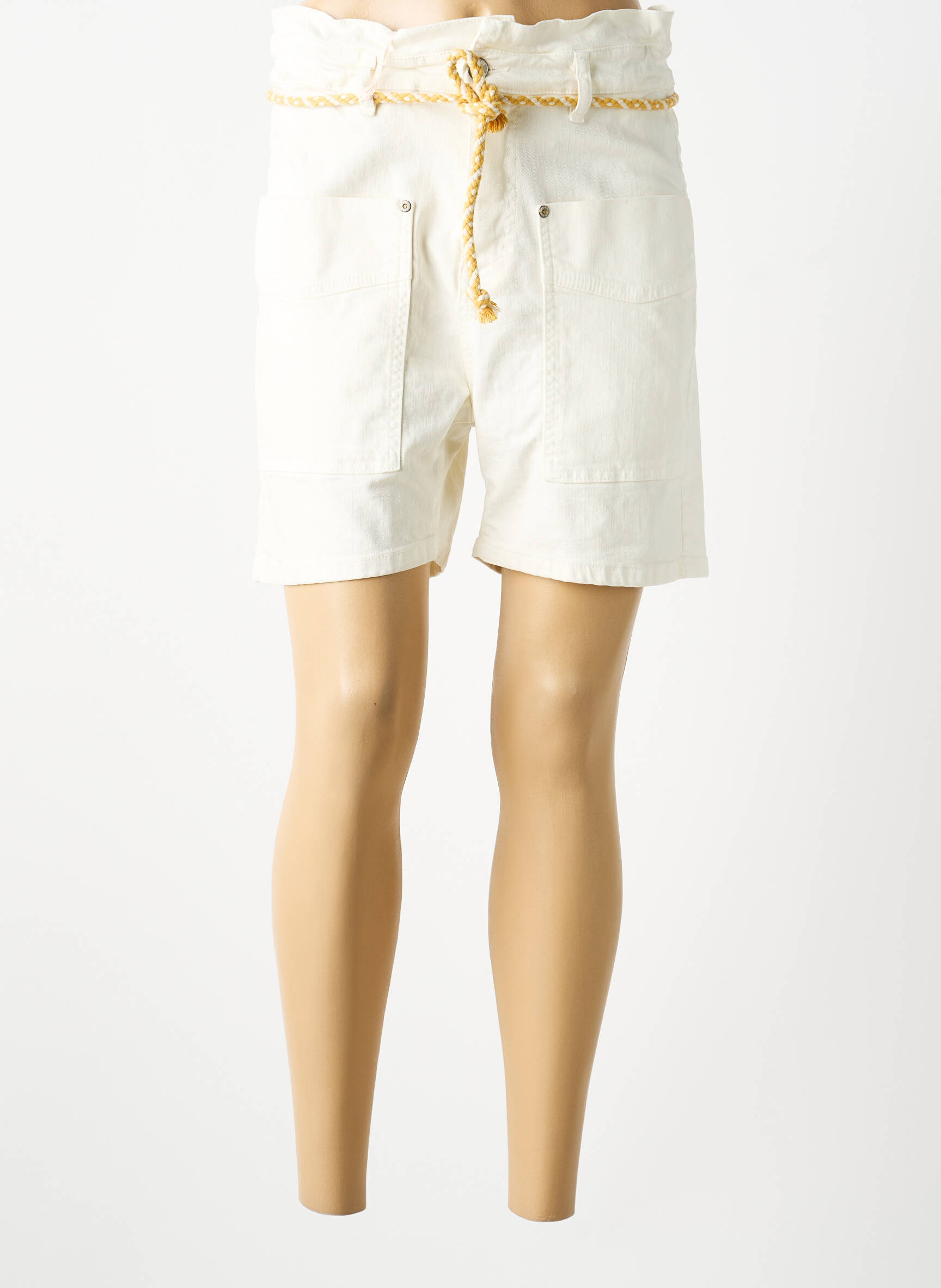 Short bleu PLEASE femme