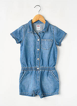 Combishort bleu LEVI'S fille