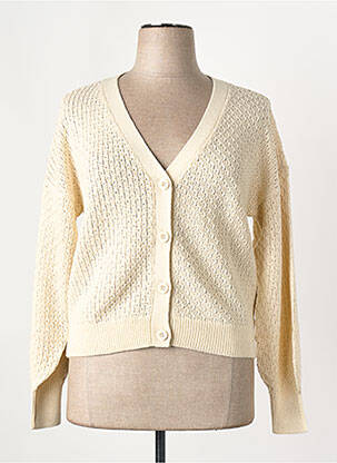 Gilet manches longues beige VERO MODA femme