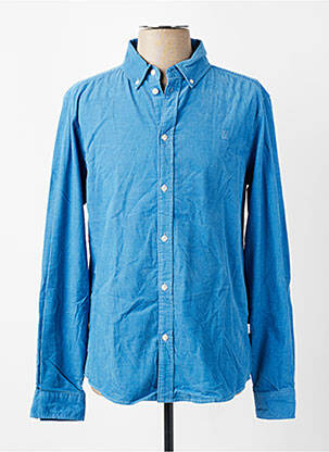 Chemise manches longues bleu LES DEUX homme