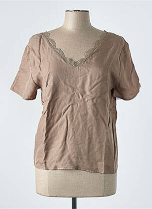 Top marron VILA femme