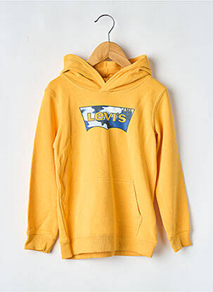 Sweat-shirt à capuche jaune LEVI'S garçon