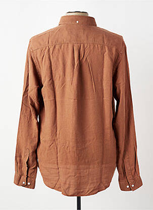 Chemise manches longues marron LES DEUX homme