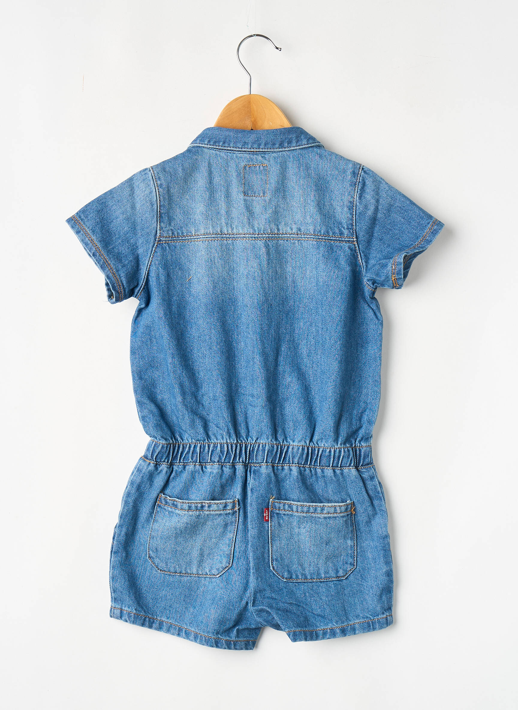 Combishort bleu LEVI'S fille