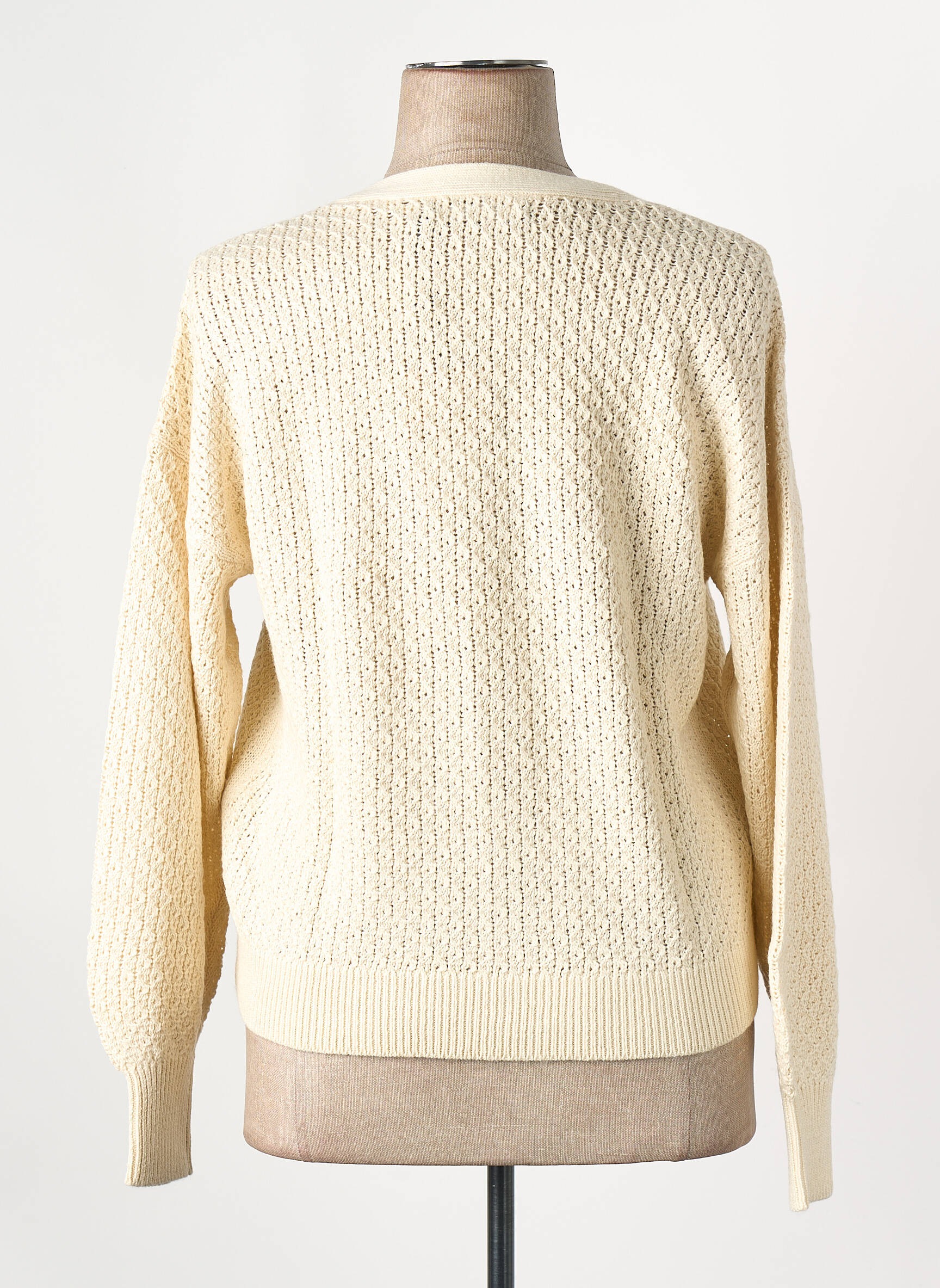 Gilet manches longues beige VERO MODA femme