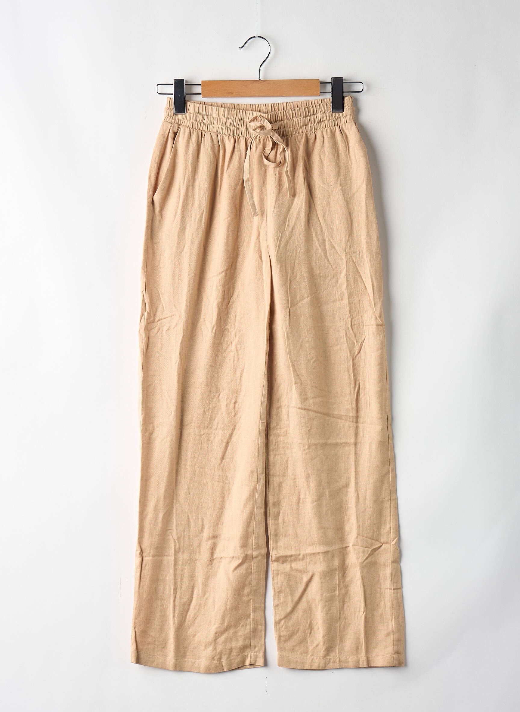 Pantalon large beige VILA femme