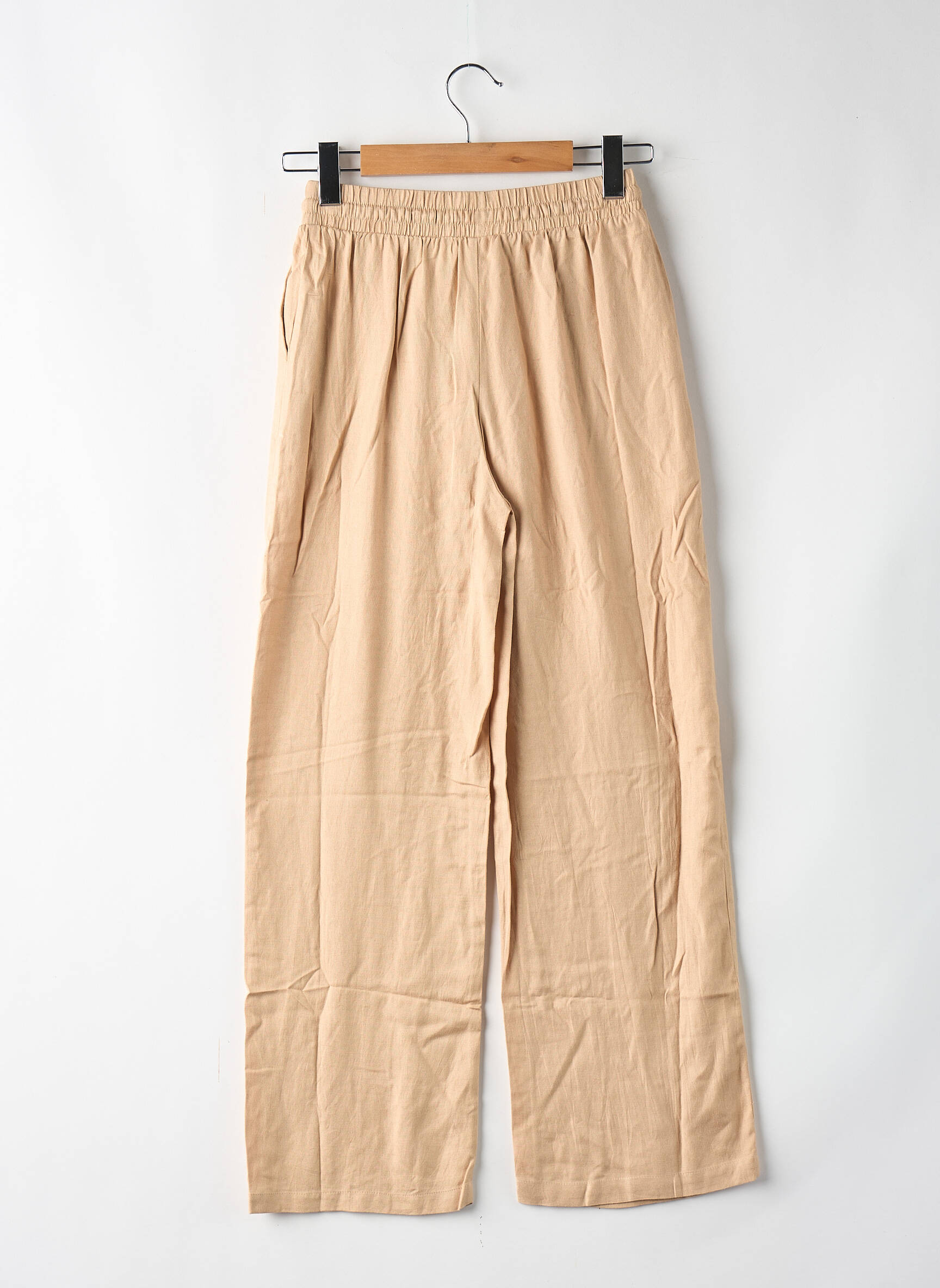 Pantalon large beige VILA femme
