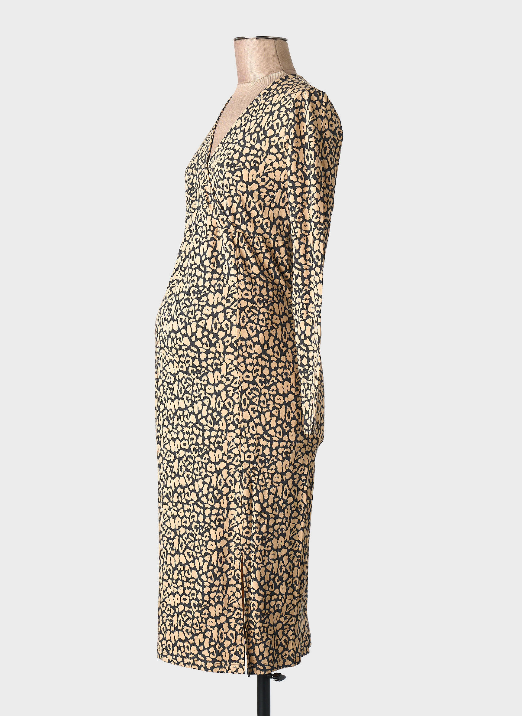 Robe maternité beige MAMA LICIOUS femme