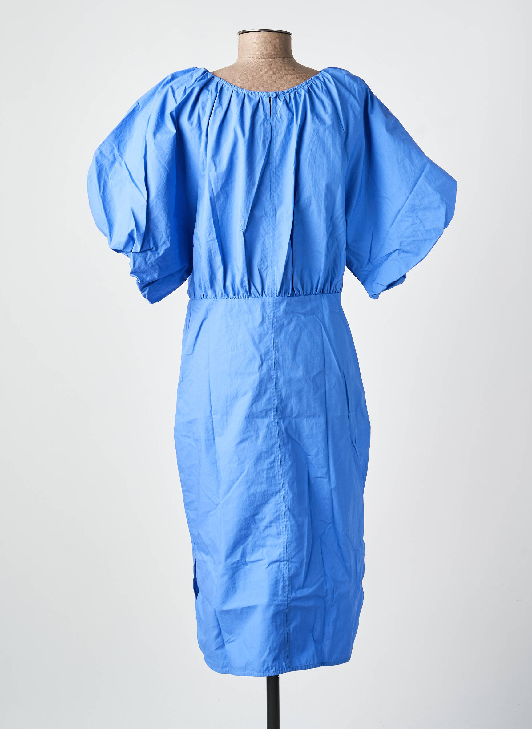 Robe mi-longue bleu SECOND FEMALE femme