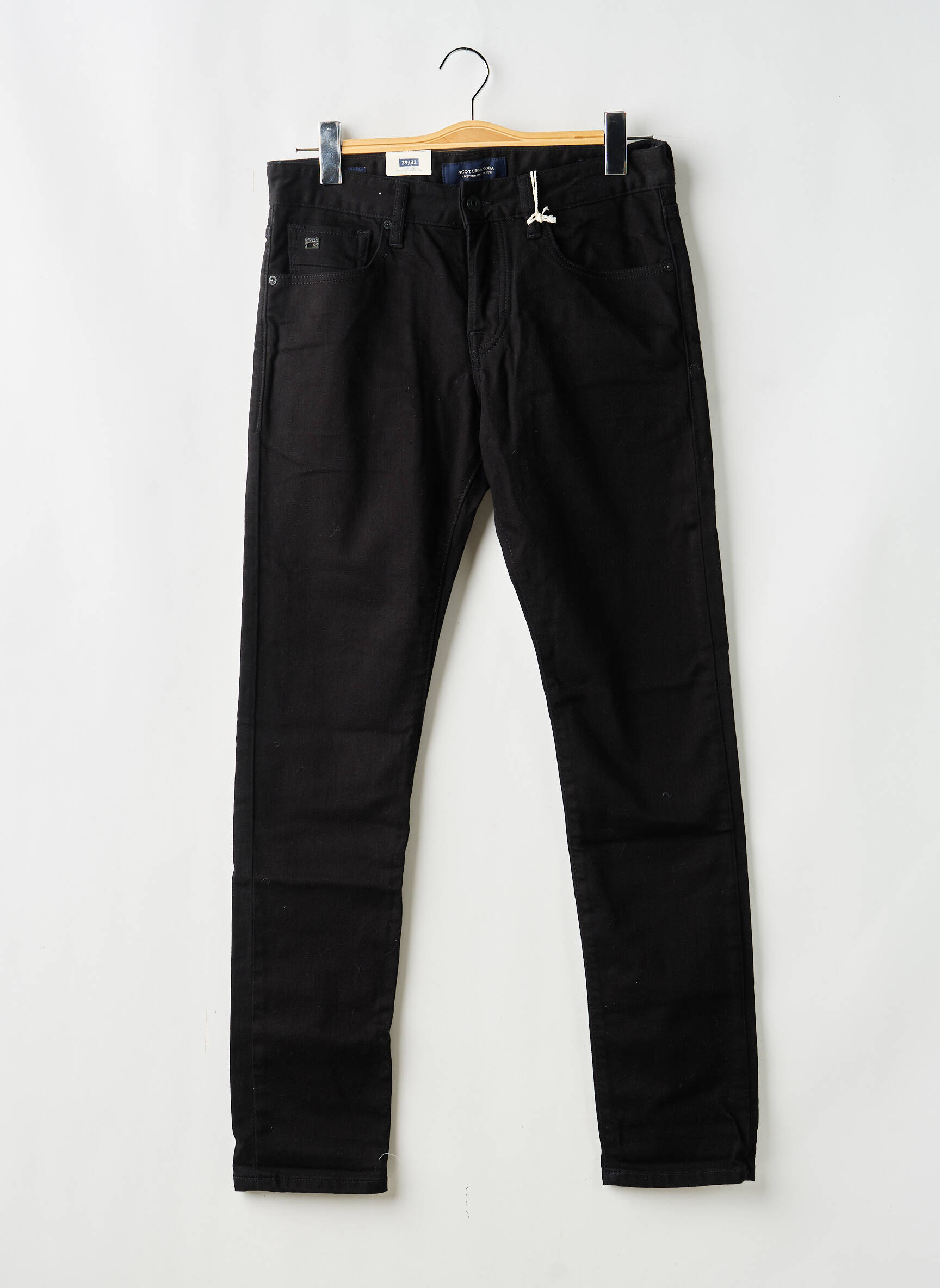 Jeans skinny noir SCOTCH & SODA homme