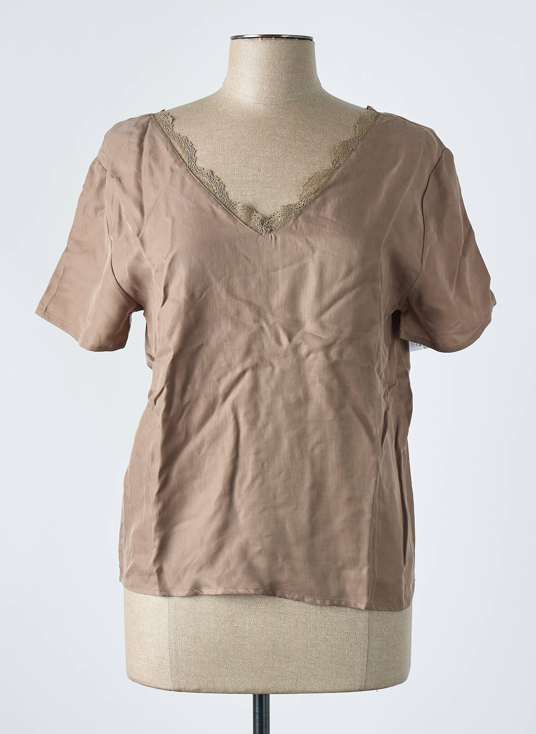 Top marron VILA femme