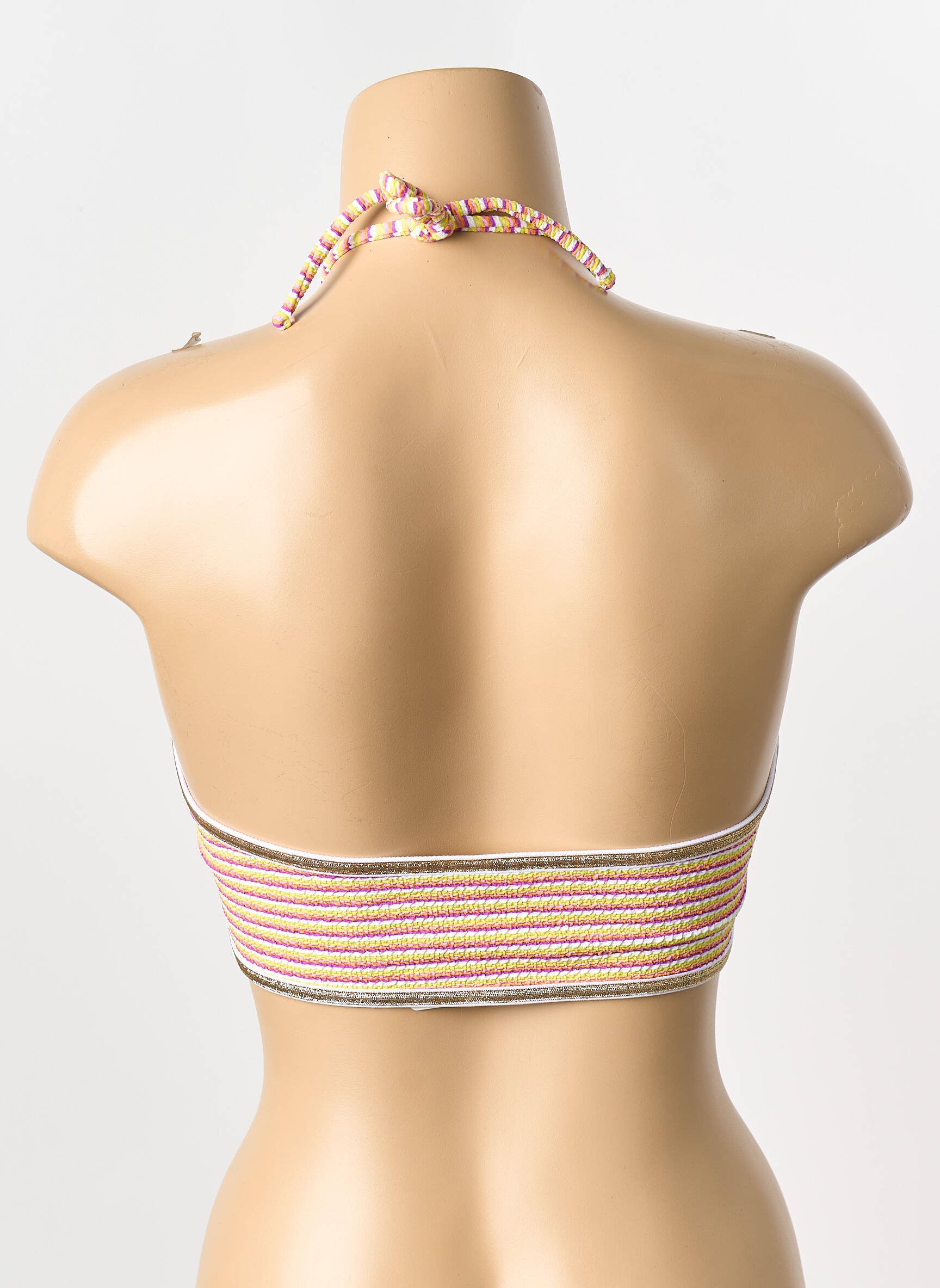 Haut de maillot de bain jaune LA NOUVELLE femme