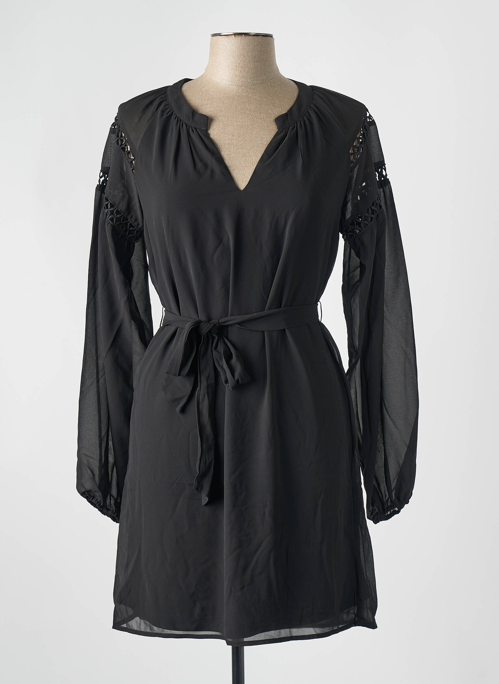 Robe courte noir VILA femme