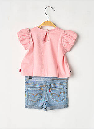 Ensemble haut/bas rose LEVI'S fille
