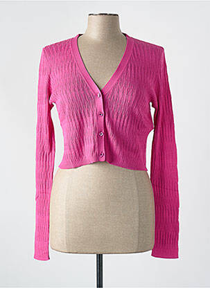 Gilet manches longues rose MAX&CO. femme
