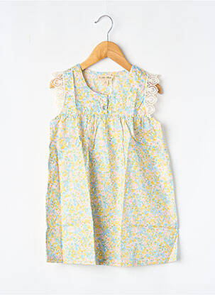 Robe courte jaune LA PETITE COLLECTION fille