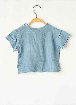 T-shirt bleu THE NEW SOCIETY fille