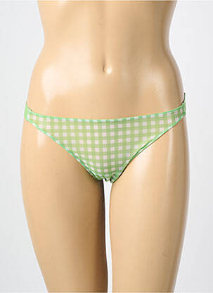 Culotte tissage tulle vert ICONE femme