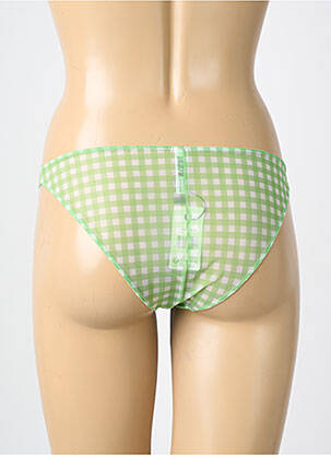 Culotte tissage tulle vert ICONE femme
