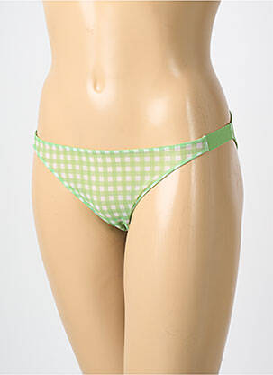 Culotte tissage tulle vert ICONE femme