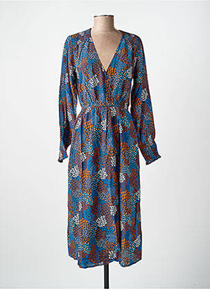 Robe longue bleu SOI PARIS femme