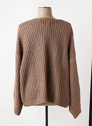 Gilet manches longues marron VERO MODA femme