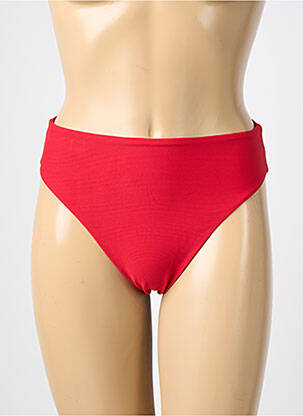 Bas de maillot de bain rouge ICONE femme