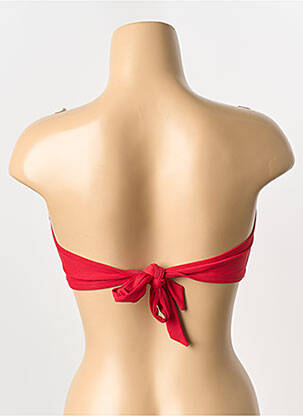 Haut de maillot de bain rouge ICONE femme