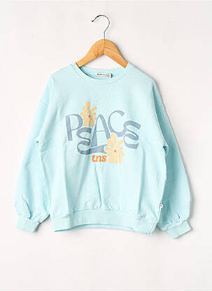 Sweat-shirt bleu THE NEW SOCIETY fille
