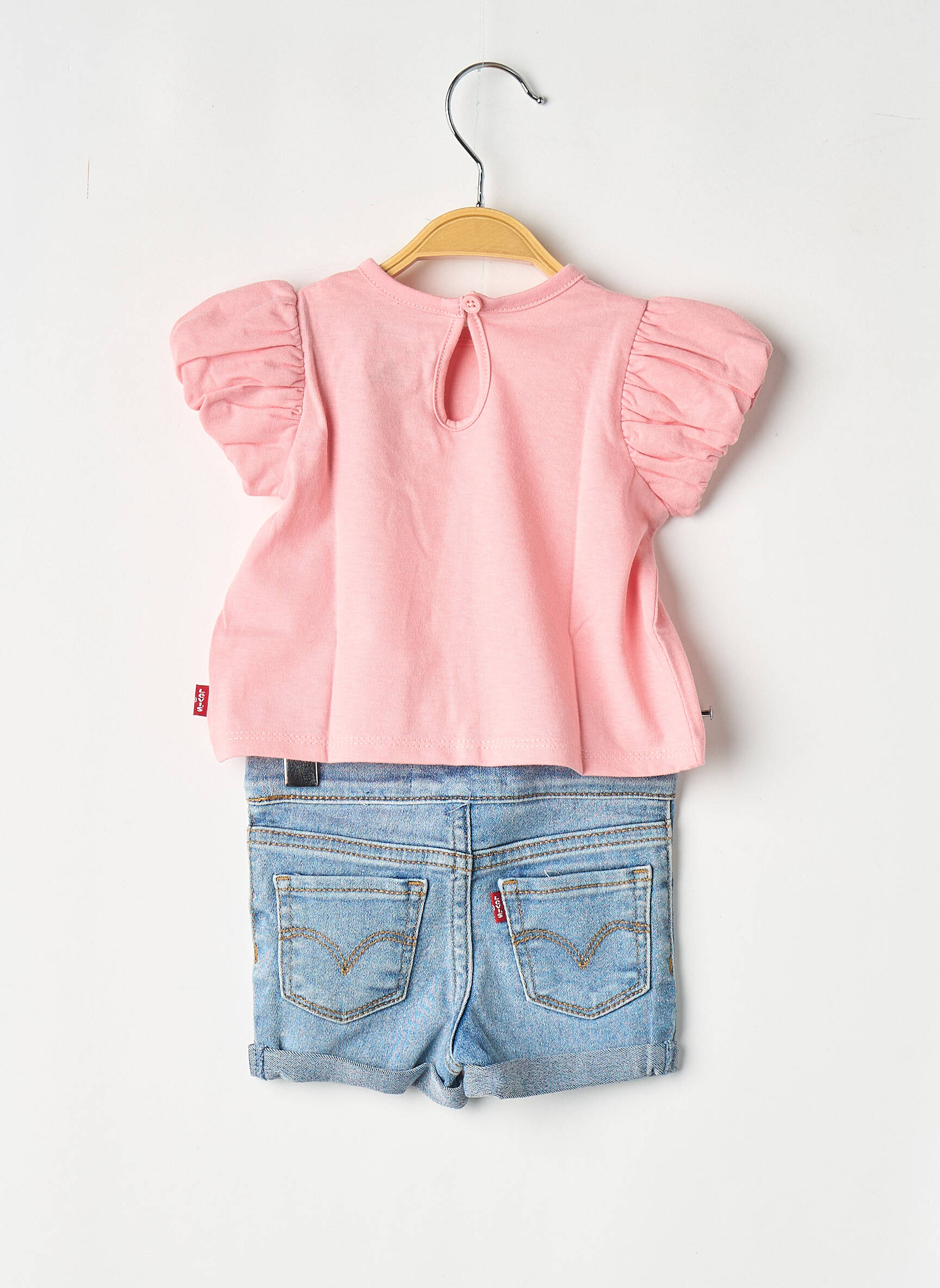 Ensemble haut/bas rose LEVI'S fille