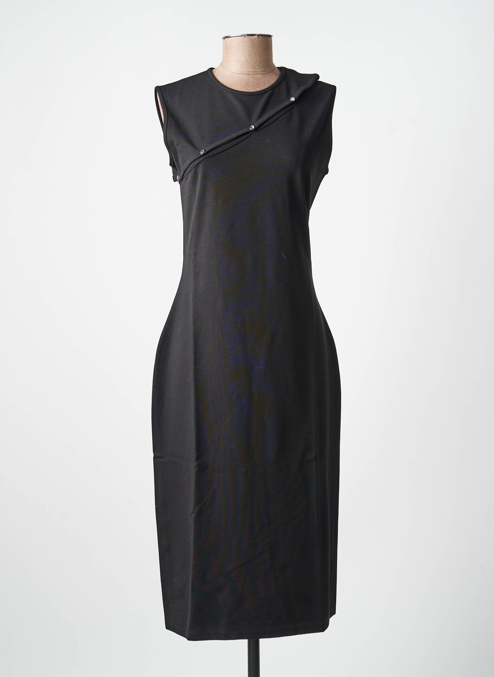 Robe mi-longue noir SAMSOE & SAMSOE femme