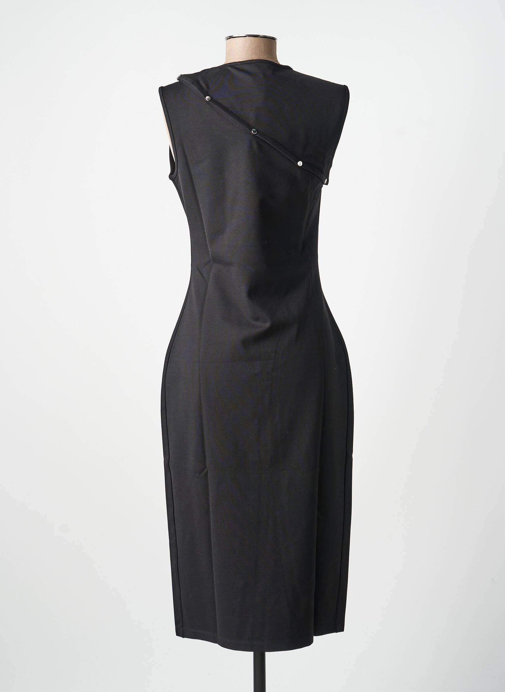 Robe mi-longue noir SAMSOE & SAMSOE femme