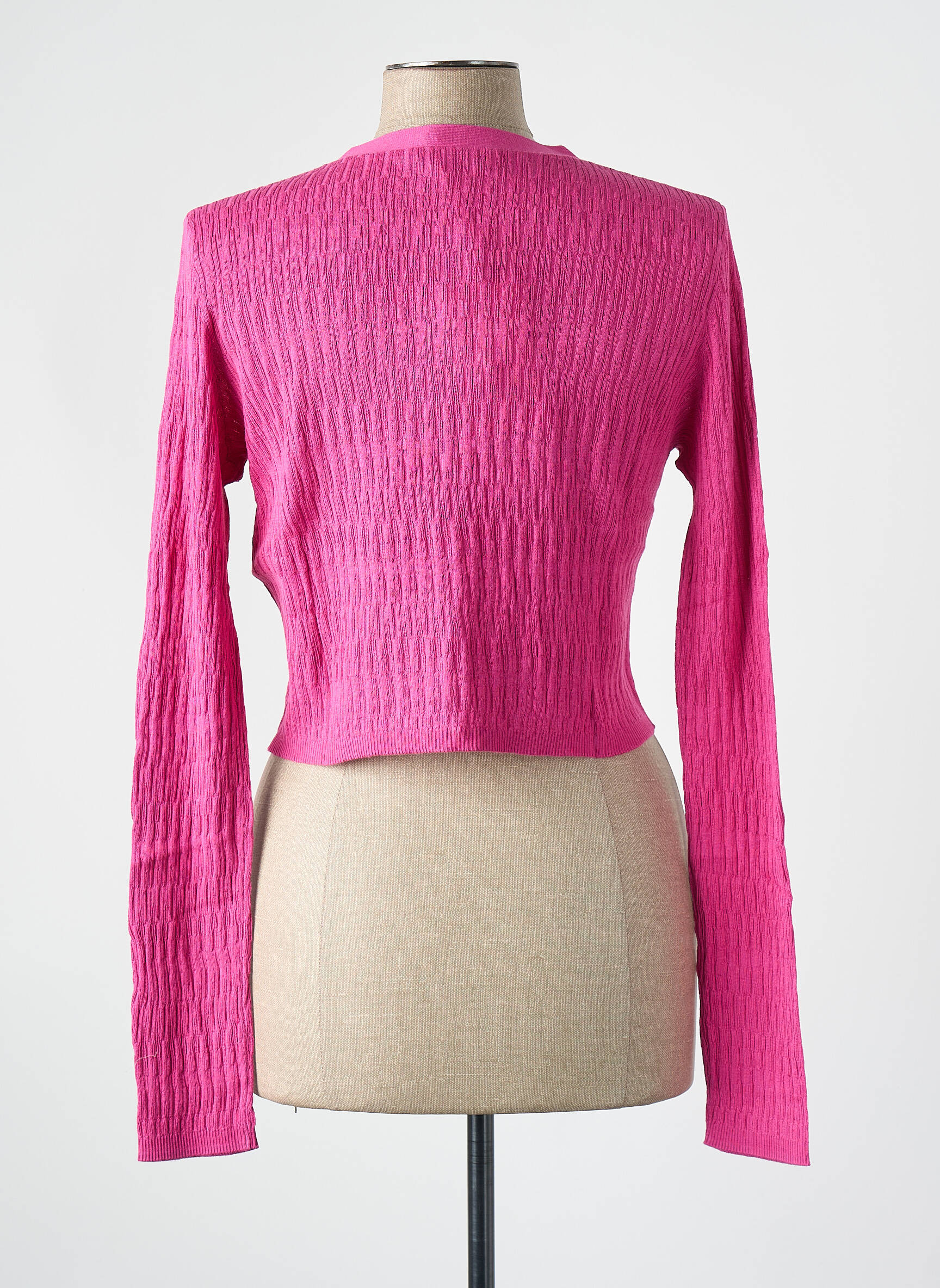 Gilet manches longues rose MAX&CO. femme