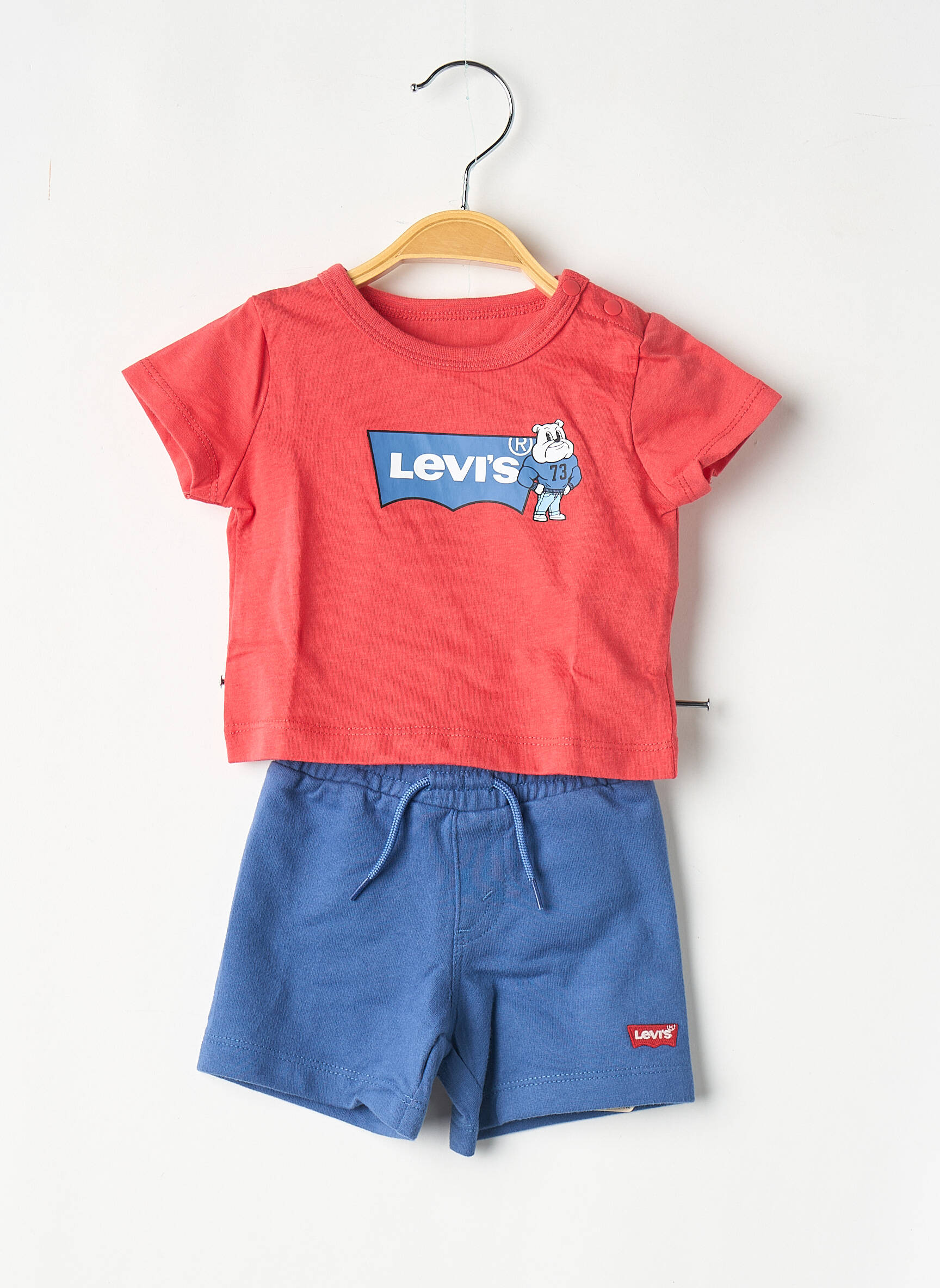 Ensemble haut/bas rouge LEVI'S garçon