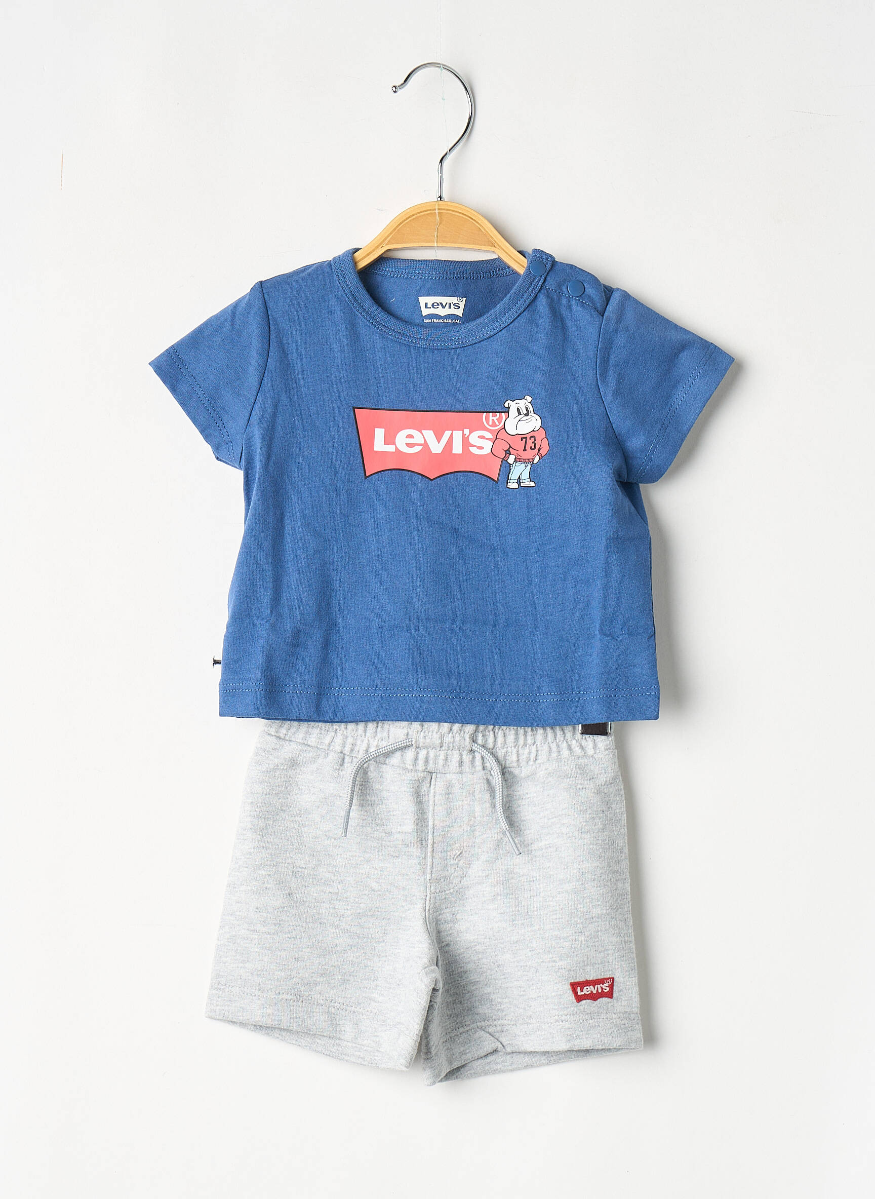 Ensemble haut/bas bleu LEVI'S garçon
