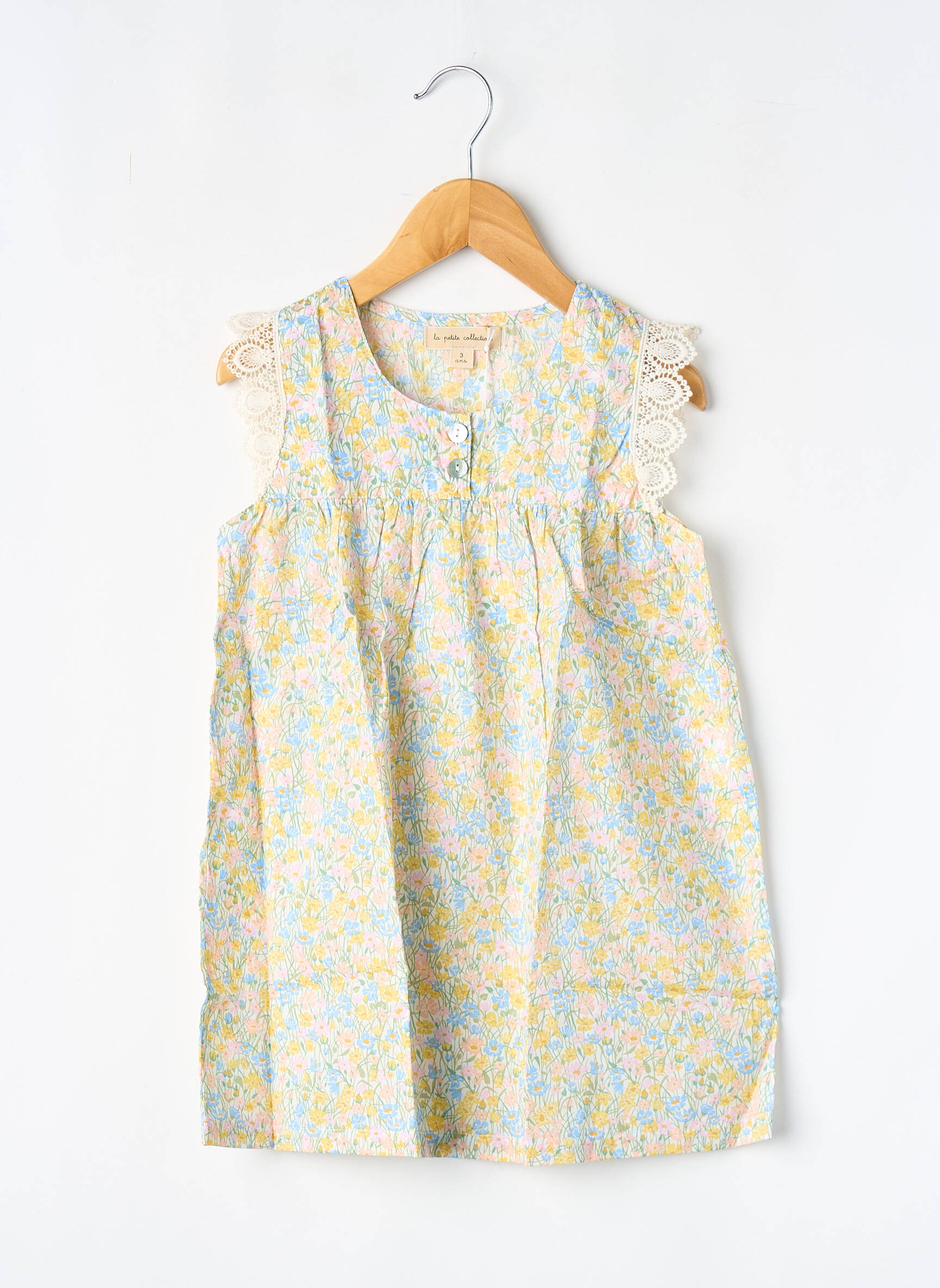 Robe courte jaune LA PETITE COLLECTION fille