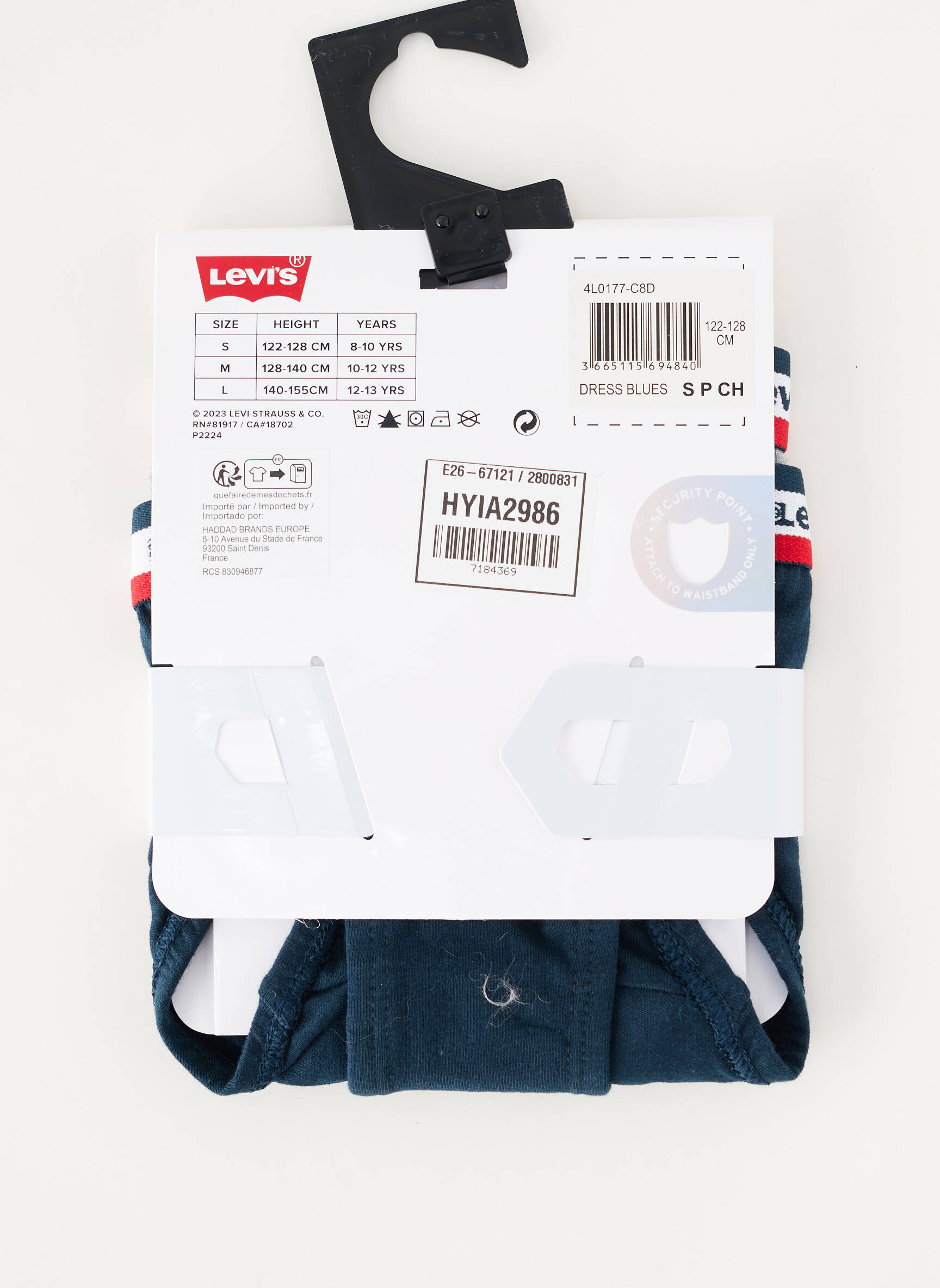 Shorty bleu LEVI'S fille