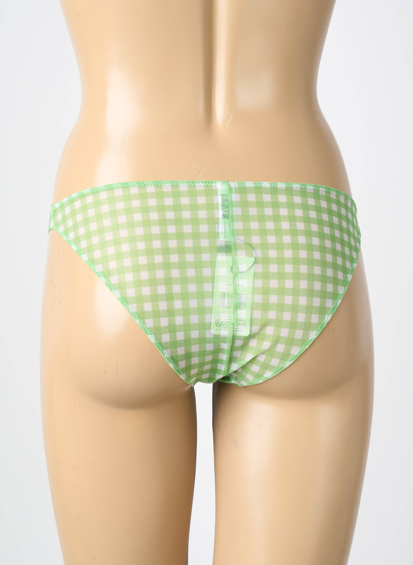 Culotte tissage tulle vert ICONE femme