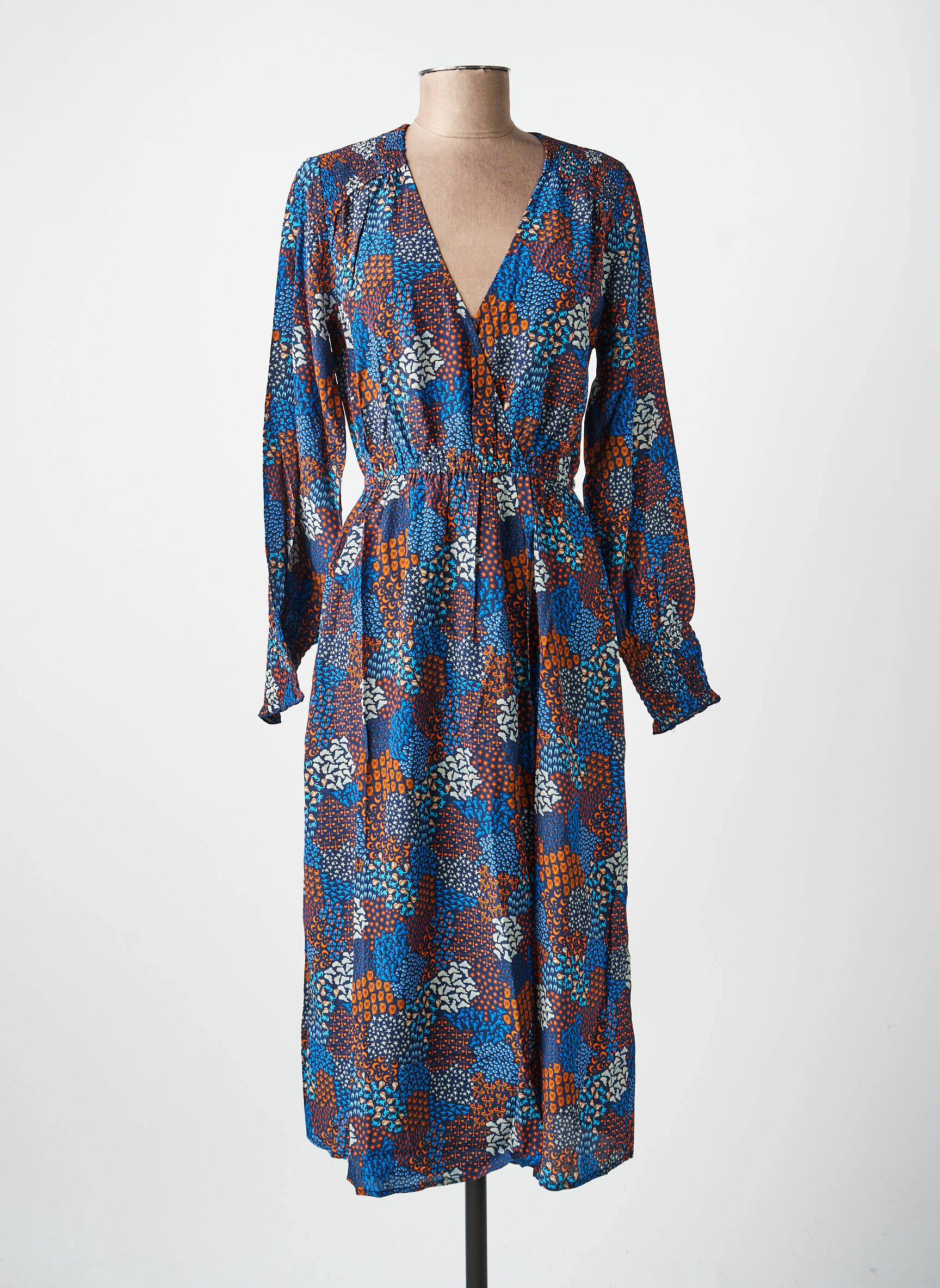 Robe longue bleu SOI PARIS femme