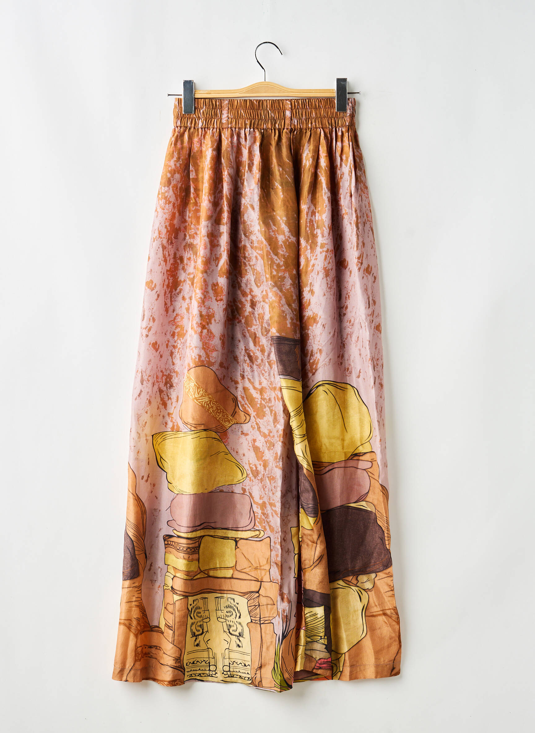 Pantalon large jaune MES DEMOISELLES...PARIS femme