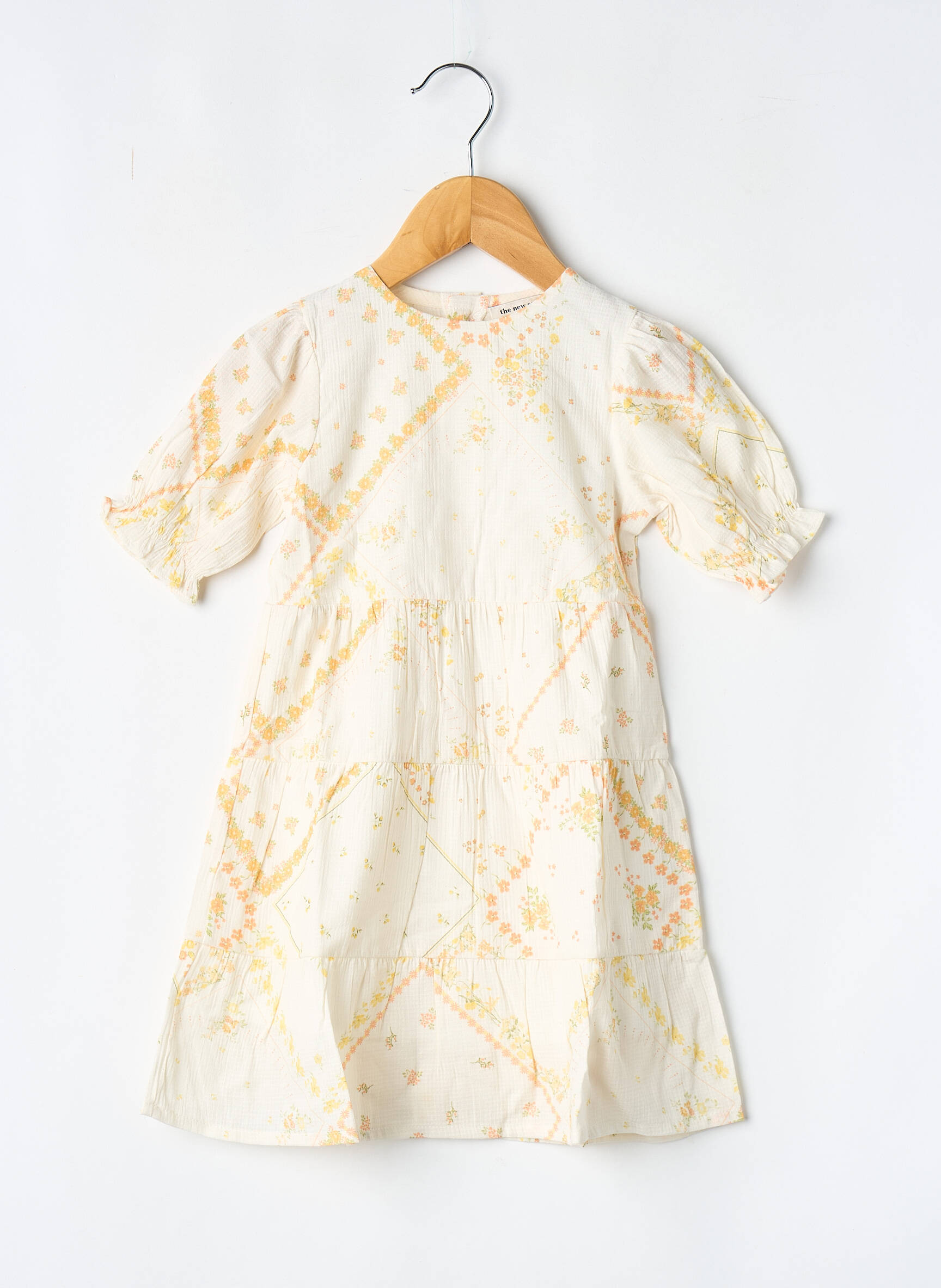 Robe courte orange THE NEW SOCIETY fille
