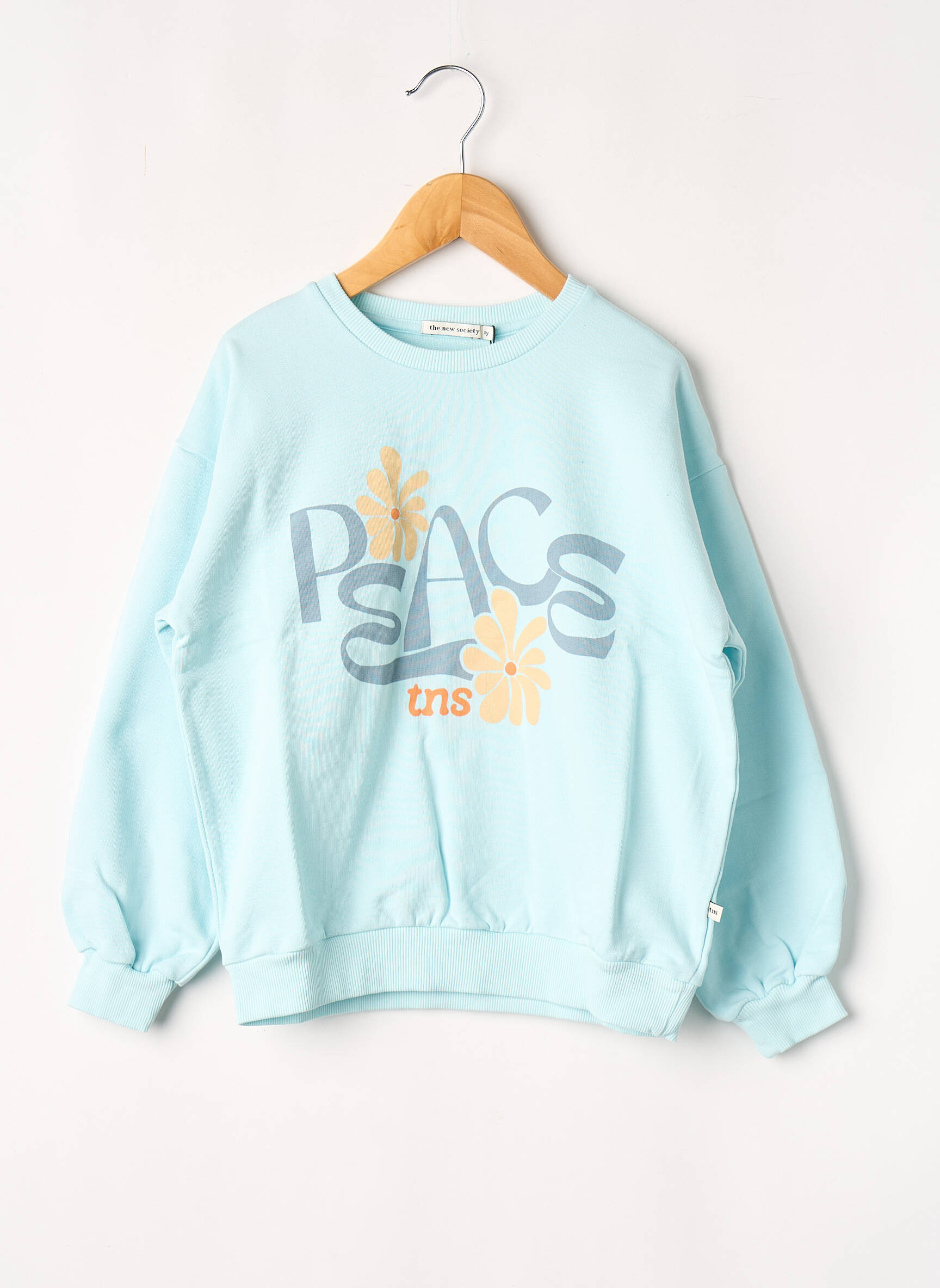 Sweat-shirt bleu THE NEW SOCIETY fille