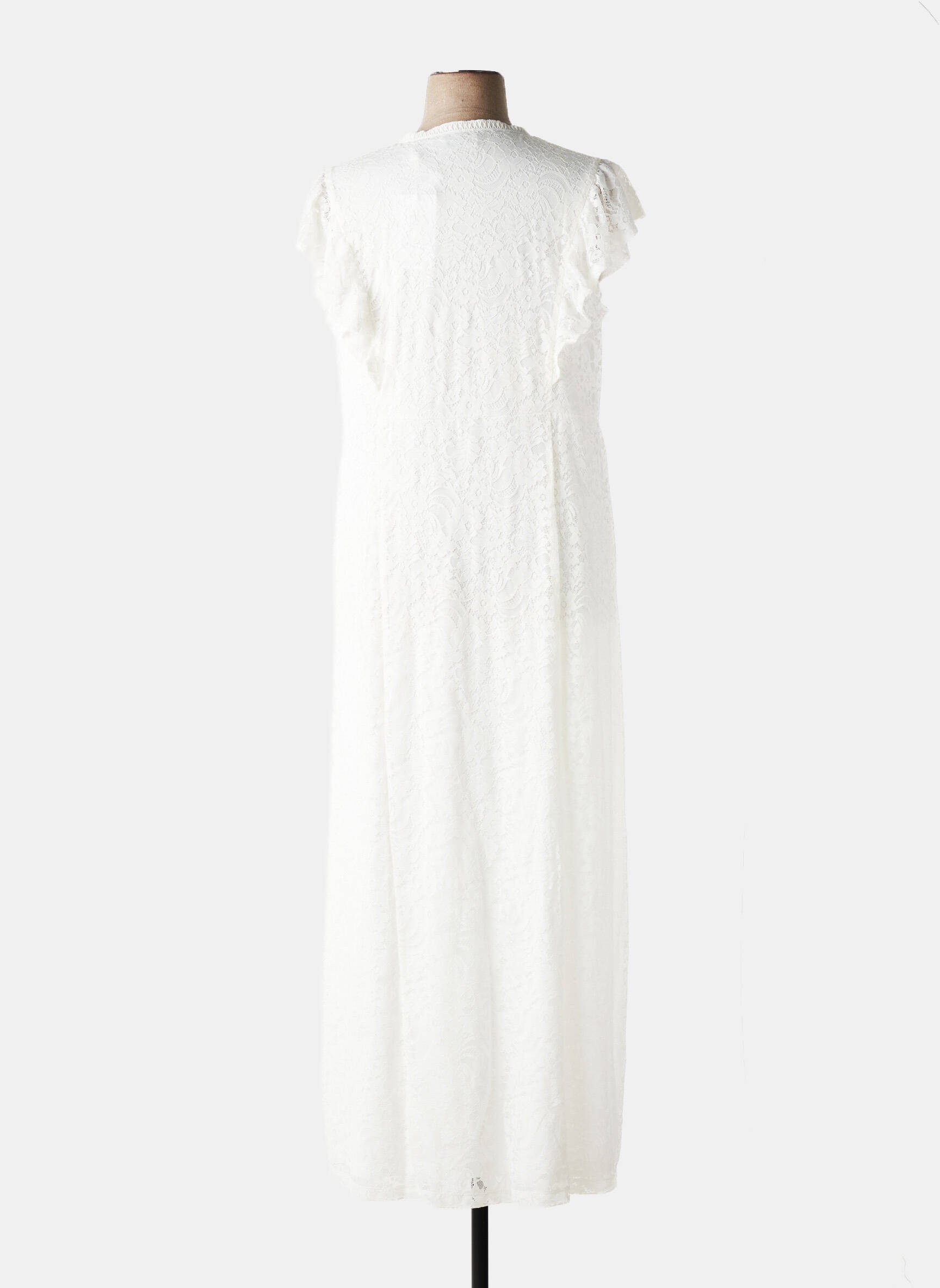 Robe longue blanc EVOKED VILA femme