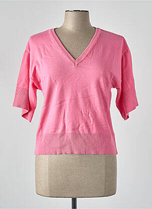 Pull rose MSCH COPENHAGEN femme