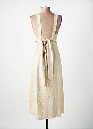 Robe mi-longue beige LA PETITE ETOILE femme