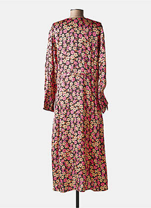 Robe longue imprimé fleurs rose SECOND FEMALE femme