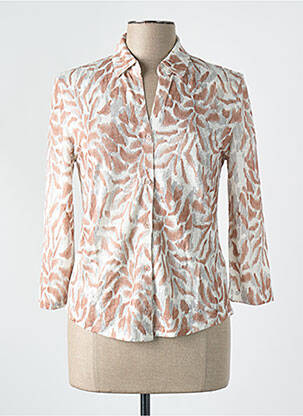 Chemisier marron MAJESTIC FILATURES femme