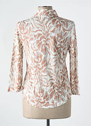 Chemisier marron MAJESTIC FILATURES femme